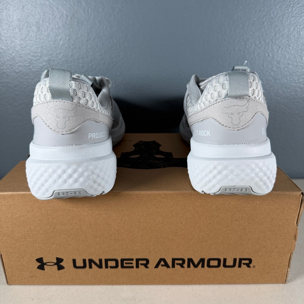 Under Armour Project Rock BSR 5 Mens Training Shoes Grey 3027363-101 Size 11 - Picture 5 of 8